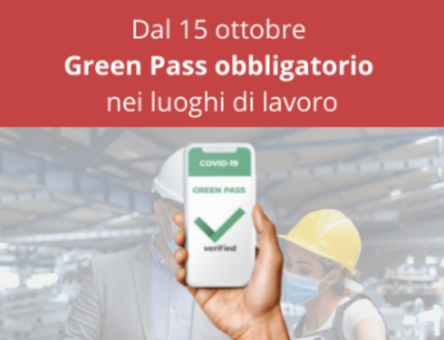 Green Pass obbligatorio dal 15 ottobre